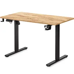 Стіл Mealux PowerDesk Lite Mahogany з електрорегулюванням висоти (арт. EVO-201 Lite Mahogany/B)