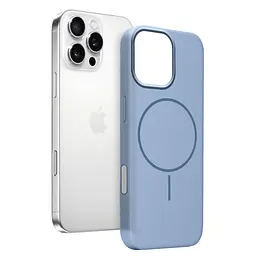 Чохол MAKE Apple iPhone 16 Pro Max Silicone Solo Sky Blue - мініатюра 4