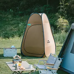 Душовий намет розкладний Naturehike NH17Z002-P, коричневий - миниатюра 5