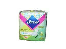 Прокладки гігієнічні LIBRESSE 9 шт 5 крапель Natural Care Ultra Super