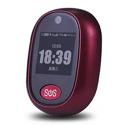 Трекер GPS V45 Tracker Pendant with display SIM (4GLTE with 2GGSM fallback) 600mAh Red - мініатюра 3