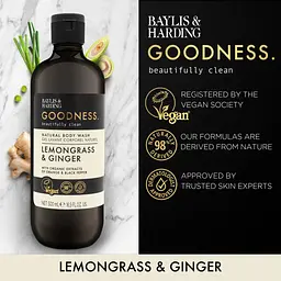 Гель для душу Baylis & Harding Goodness Lemongrass & Ginger 500 мл - мініатюра 2