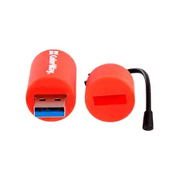 USB флеш накопичувач ColorWay Fire 64 GB USB 3.0 Red (CW-USBFE64) - мініатюра 5