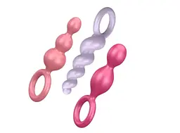 Набір анальних іграшок Satisfyer Plugs colored (set of 3) - Booty Call Satisfyer SO2324 20901 - мініатюра 2