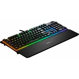 Клавіатура SteelSeries Apex 5 Hybrid Mechanical RGB Switch USB Black (64532) - мініатюра 3