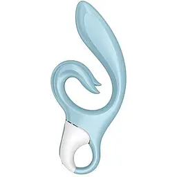 Вібратор-кролик Satisfyer Love Me Блакитний - мініатюра 4
