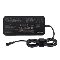 Блок живлення для ноутбука Asus 19V, 6.32A, 120W, 6.0x3.7мм-PIN, black (без кабеля!) (0A001-00064600)
