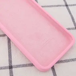 Чохол Silk Square Full Camera Protective (AA) NO LOGO для Apple iPhone 11 (6.1") Рожевий / Light pink - мініатюра 3