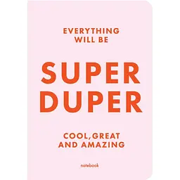 Блокнот Orner Super Duper розовый