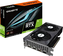 Відеокарта GeForce RTX 3050 8GB Gigabyte Eagle OC (GV-N3050EAGLE OC-8GD) Б/В
