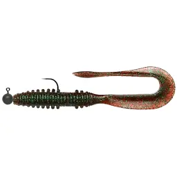 Силікон Keitech Mad Wag 7" #207 Green Pumpkin PP. FLK (6 шт/уп) - мініатюра 5