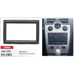 Перехідна рамка Renault Megane Carav 11-151 - мініатюра 4