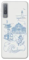 TPU чохол Demsky Southern pearl для Samsung A750 Galaxy A7 (2018)