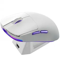 Миша Proove Gaming Superfight Wireless with Charging Dock White/Purple (WMSW00122002) - мініатюра 6