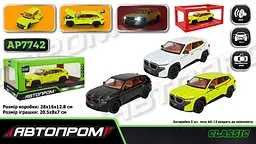 
Машина металева АВТОПРОМ BMW XM 1:24 музика підсвічування відкриваються двері AP7742 - мініатюра 2