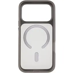 TPU+PC чохол Metal Buttons with MagSafe для Apple iPhone 17 Pro (6.3") Сірий / Grey - мініатюра 3
