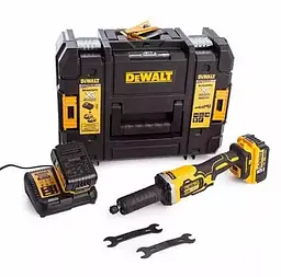 Акумуляторна прямошліфувальна машина DeWalt з АКБ та ЗП DCG426P2 - мініатюра 2