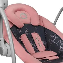 Крісло-гойдалка Lionelo Ruben Pink Baby з ігровою дугою, рожеве (LO-RUBEN RUBEN PINK BABY) - мініатюра 7