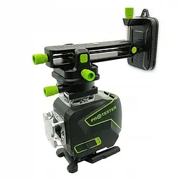 Професійний лазерний рівень PREMIUM, 4x360°(LCD, Bluetooth, ДК, зелений промінь) PROTESTER LL516G - мініатюра 2