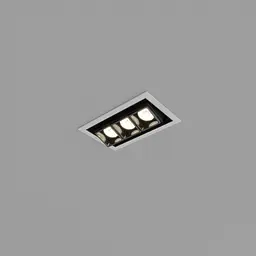 Вбудований світильник Skarlat RSL74113 3x2W WH+BK 3000K