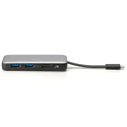 Порт-реплікатор Digitus USB-C > HDMI/2xUSB-A/USB-C/SD/MicroSD/RJ54, Travel (DA-70916) - мініатюра 4