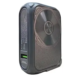 Павербанк-адаптер Remax RPP-116 з вилкою та кабелем / 10000 мАг / 22.5 Вт / USB-C,USB-A,Lightning,MagSafe / PD+QC / Чорний - мініатюра 2