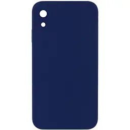 Чохол Silk Square Full Camera Protective (AA) NO LOGO для Apple iPhone XR (6.1") Темно-синій / Midnight blue
