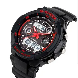 Чоловічий спортивний годинник Skmei S-Shock 0931 Red - мініатюра 4