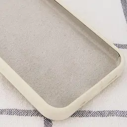 Чохол Silk Full Protective (AA) NO LOGO для Apple iPhone X / XS (5.8") Бежевий / Antique White - мініатюра 3
