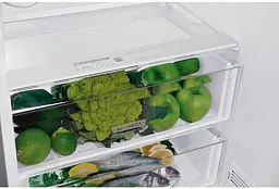 Холодильник з нижньою морозильною камерою Whirlpool W7X81OOX0 2 двері 231 л 104 л A+ NF Дисплей Нержавіюча сталь (W7X81OOX0) - мініатюра 5