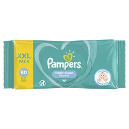 Вологі серветки Pampers Fresh Clean, 80 шт.
