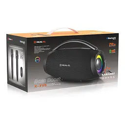 Акустична система REAL-EL X-755 Black (EL121600031) - мініатюра 12