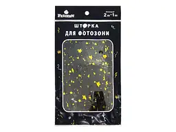 Шторка для фотозони PELICAN 1mx2m "Зорепад" #167 чорний арт.872167