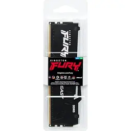 Пам'ять 32Gb DDR5, 5600 MHz, Fury Beast RGB, Black Kingston teh0023985 - мініатюра 5