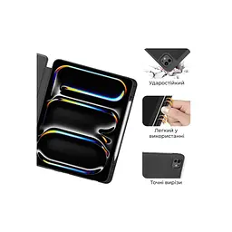 Чохол до планшета AirOn Premium SOFT iPad Pro 13 2024 + Film Black (4822352781129) - мініатюра 8