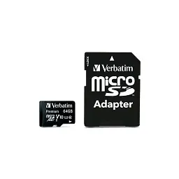 Карта пам'яті Verbatim 64GB microSDHC Class 10 (44084) - мініатюра 1