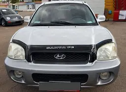 Дефлектор капота мухобойка для Hyundai Santa Fe 2000-2006 (Vip Tuning) HYD56 - мініатюра 2