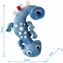 Підвіска на коляску BabyOno Ящірка Гебо, синій (1414) - мініатюра 2