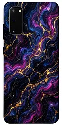 TPU чехол Demsky Purple space marble для Samsung Galaxy S20
