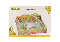 Розвиваючий килимок Baby Team, з дугами та бортиками (8566) - мініатюра 6
