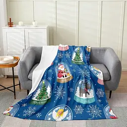 Ковдра для тварин Derby Sherpa Blanket Темно-синій 100х150 см - мініатюра 2