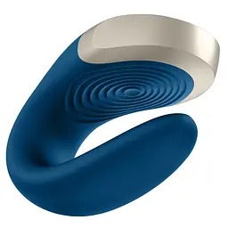 Смарт-вібратор для пар Satisfyer Double Love (Blue) - мініатюра 6