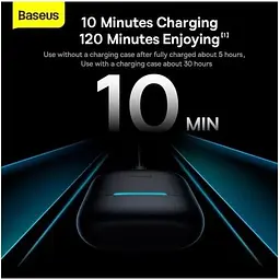Навушники Baseus True Wireless Earphones Bowie E9 білі (NGTW120002) - мініатюра 5