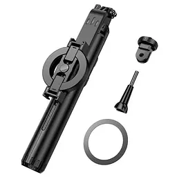 Селфі - монопод - штатив із бездротовою кнопкою Hoco K25 Sherkhan magnetic - мініатюра 4