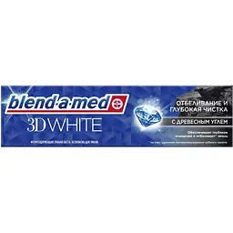 Зубна паста Blend-a-med 3D White Глибоке чищення з екстрактом деревного вугілля 100 мл - мініатюра 5
