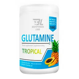 Амінокислота Bodyperson Labs Glutamine, 500 грам - Тропічний
