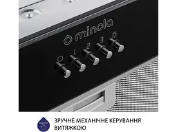 Витяжка Minola HBI 5262 BL GLASS 700 LED - мініатюра 6