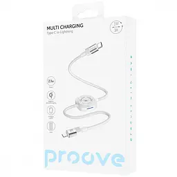 Кабель Proove Multi Charging Type-C to Lightning 27W white - мініатюра 2