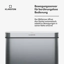 Відро для сміття Klarstein Touchless Sensor 60л (10046163) - мініатюра 3