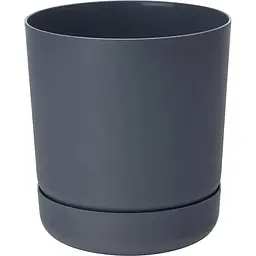 Горщик для квітів Form-Plastic Сатіна-20 5.2 л антрацит (4270-014)
